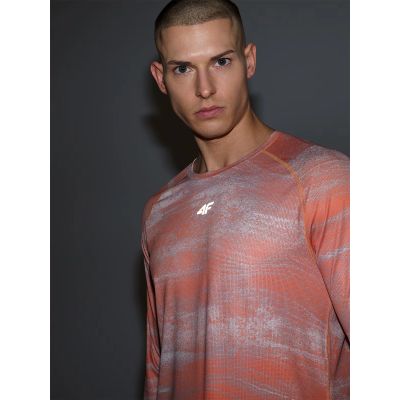 2. Longsleeve rowerowy szybkoschnący męski 4F 4FWSS25TFLOM340-70A