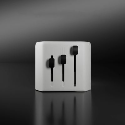 5. Adapter podróżny SBS TEADAPTUSBTCUNI USB-C USB-A uniwersalny - biały