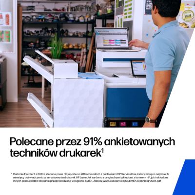 4. HP LaserJet 659X oryginalny błękitny toner o dużej wydajności