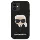 3. Etui Karl Lagerfeld Silicone Karl`s Head na iPhone 12 mini - czarne