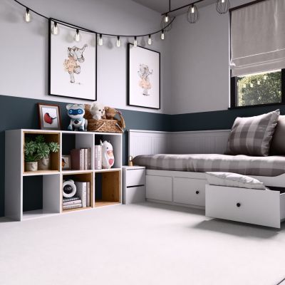 2. REGAŁ MALAX 2X3 BIEL