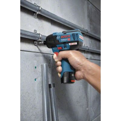4. Bosch 0 601 9E0 005 klucz zasilany 1/4" 3100 RPM 110 N·m Czarny, Niebieski 12 V