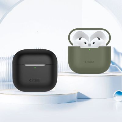 3. Etui Tech-Protect Silicone na Apple AirPods 4 - różowe