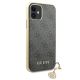 3. Etui Guess 4G Charms Collection na iPhone 11 / Xr - szare