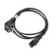 2. Kabel Lanberg CA-C13C-11CC-0018-BK (C13 / IEC C13 / IEC 320 C13 F - Schuko M; 1,8m; kolor czarny)