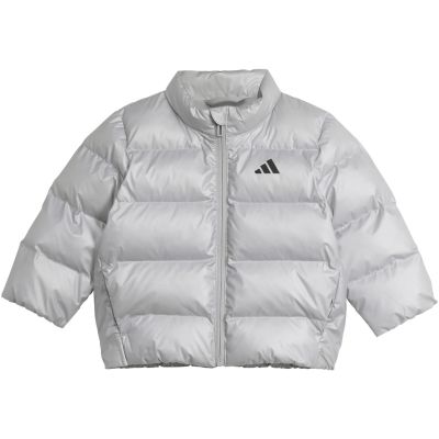 6. Kurtka dla dzieci adidas Synthetic Down Glam srebrna JM8870