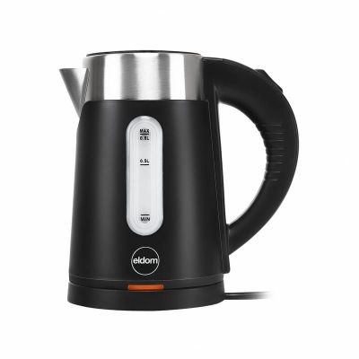 3. ELDOM CZAJNIK BEZPRZEWODOWY C185C TRIPO CZARNY 1000W 0,8 L, BPA-FREE, IZOLOWANY