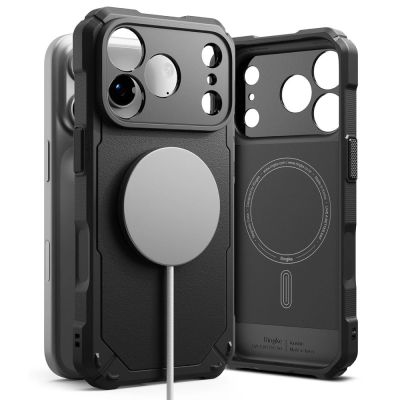 Etui Ringke Rugged Gear Magnetic MagSafe na iPhone 18 Pro / 17 Pro - czarne