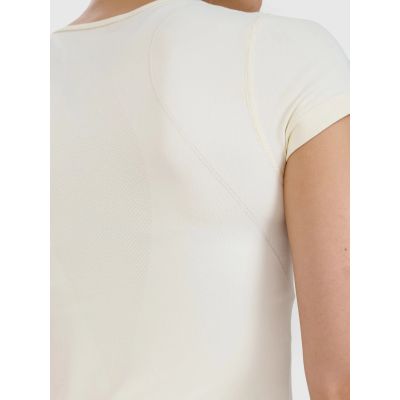 6. Koszulka do jogi i pilatesu szybkoschnąca damska 4F 4FWSS25TFTSF1270-11S