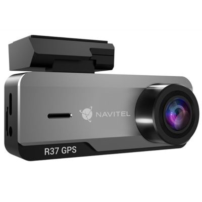 2. NAVITEL R37 wideorejestrator z modułem GPS Jasny, 1,47-calowy ekran IPS wyświetlający obraz w czasie rzeczywistym oraz powiadomienia GPS.