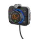 6. SAVIO TR-14 TRANSMITER SAMOCHODOWY FM Z BLUETOOTH I ŁADOWARKĄ,QUICK CHARGE 3.0 I POWER DELIVERY, RED. SZUMÓW