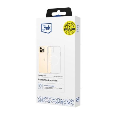 4. Etui 3mk Clear MagCase na  Apple iPhone 12 Pro Max - przezroczyste