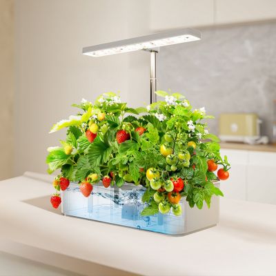 9. GREENBLUE INTELIGENTNY SYSTEM WEWNĘTRZNEJ UPRAWY ROŚLIN, DONICZKA SMART, POJEMNOŚĆ 4L, NA 12 ROŚLIN, DIODY LED FULL SPECTRUM