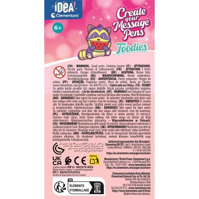 6. Zestaw Clementoni - Mini fabryka długopisów z wiadomością: Jedzenie