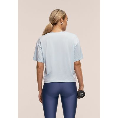 3. Koszulka damska CASALL Laser Mesh Tee kolor niebieski