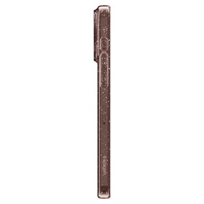 10. Etui Spigen Liquid Crystal Glitter na iPhone 15 Pro Max - różowo-przezroczyste