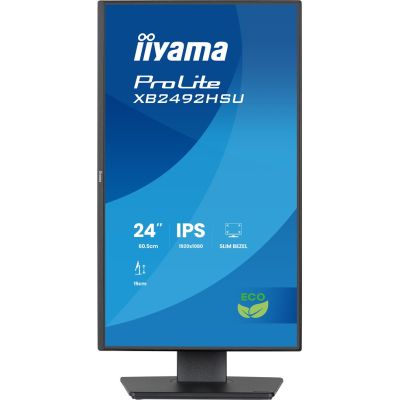 40. Monitor iiyama ProLite 24-calowy panel IPS Full HD z wąskimi ramkami, klasą energetyczną B, regulowaną wysokością