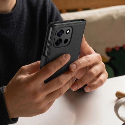 6. Etui Tech-Protect Wallet na OnePlus Nord 6 - czarne