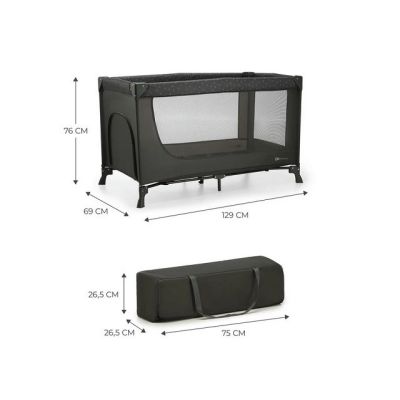 5. Kinderkraft Łóżeczko turystyczne JOY LIGHT GREY