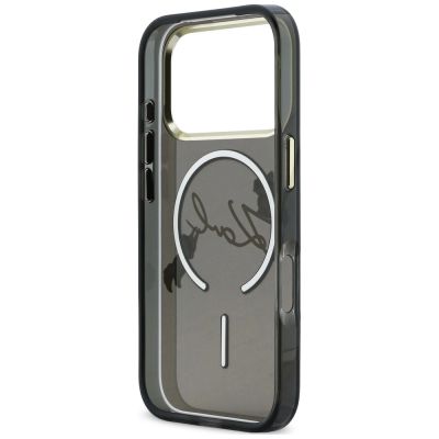 7. Etui Karl Lagerfeld Script Logo MagSafe na iPhone 18 Pro Max / 17 Pro Max - czarne