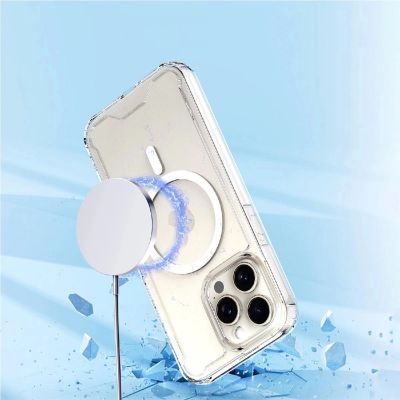 6. Etui Wozinsky Clear Corner Case MagSafe na Samsung Galaxy S24 FE - przezroczyste