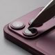 5. Szkło hartowane na aparat Tech-Protect Camfull Fit+ na iPhone 18 Pro - burgundowe