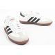 7. Adidas buty sportowe sneakersy Samba modne skórzane białe