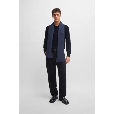 2. Sweter z dekoltem w serek BOSS Pacello-L BLU (50506042-404)