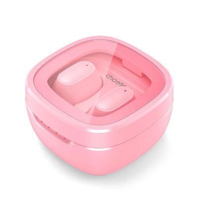 2. Słuchawki Choetech MEMS bezprzewodowe TWS Bluetooth 5.3 - różowe