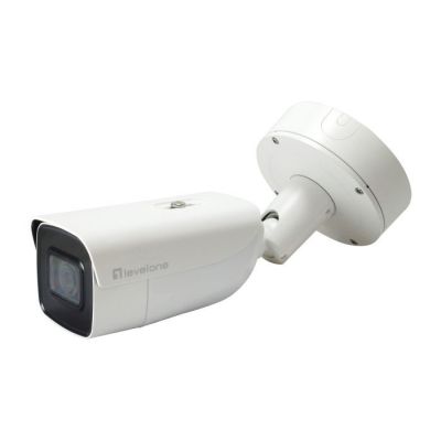 Kamera IP LevelOne 4xZ Bullet Fixed Outdoor 8MP / H.265 / IR / 19W / PoE / IP67