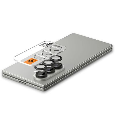 5. Osłona aparatu Spigen Optik Pro HD Glas.TR EZ Fit 2-pack na Samsung Galaxy Z Fold 7 - czarna