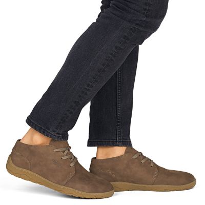 5. Skórzane półbuty męskie brązowe Rieker 08301-24