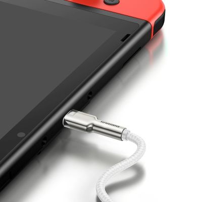 6. Kabel Baseus Cafule Metal 100W USB-C - USB-C 2m - biały