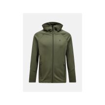 Bluza rozpinana Peak Performance Rider Essentials Zip Hood - pine needle/pine needle rozmiar: m
