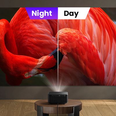 12. Projektor multimedialny Yaber K3 Pro LCD FullHD 1080p z głośnikami JBL i subwooferem - czarny