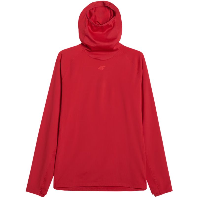 9. Bluza termoaktywna męska 4F M100 ciemna czerwień 4FWAW25UBRUM100 61S