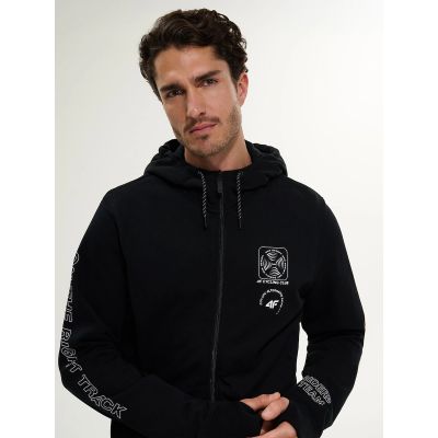 4. Bluza dresowa relaxed z kapturem męska 4F 4FRSS26TSWSM2923-20S