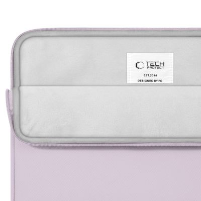 6. Pokrowiec Tech-Protect Sleeve na laptopa 15-16" - różowy