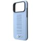 6. Etui BMW M Blue Perfo Metal Logo MagSafe na iPhone 18 Pro / 17 Pro - niebieskie