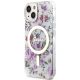 2. Etui Guess Flower MagSafe na iPhone 14 Plus - przezroczyste