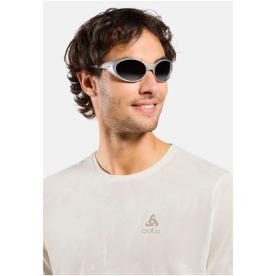 2. Koszulka z krótkim rękawem męska ODLO T-shirt crew neck s/s ZEROWEIGHT ENGINEERED CHILL-TEC beżowa