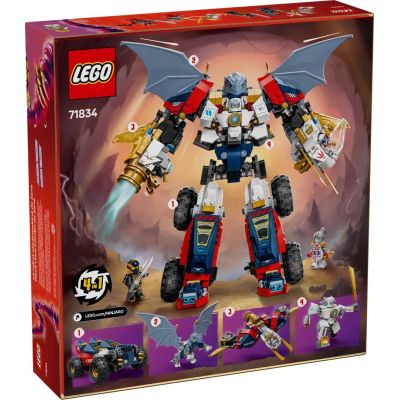 2. LEGO NINJAGO 71834 Wielofunkcyjny ultramech Zane’a