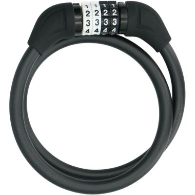 4. Zapięcie rowerowe Dunlop linka, szyfr 10 mm x 65 cm 1042497