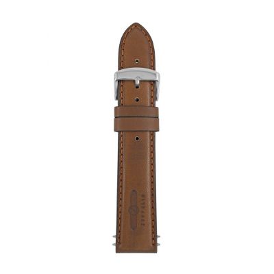 Pasek skórzany Zeppelin brązowy, 22 mm
