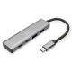 Digitus Koncentrator USB-C 4-portowy, 2 x USB A i 2 x USB-C
