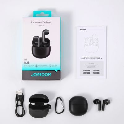 8. Słuchawki bezprzewodowe Joyroom JR-FB1 Funpods Bluetooth 6.0 douszne TWS - czarne