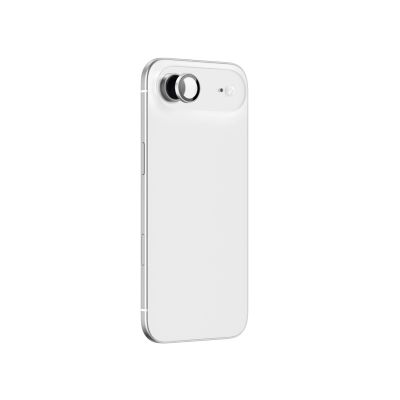 2. Szkło na aparat AMAZINGTHING Lens Glass na iPhone 17 Air ze srebrną ramką aluminiową