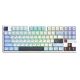 Klawiatura gasket F87Pro V2 Glacier Blue Star Vector switch RGB AULA
