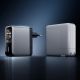 4. Ładowarka sieciowa Cuktech AD1204U 120 W z wyświetlaczem i kablem USB-C - srebrna