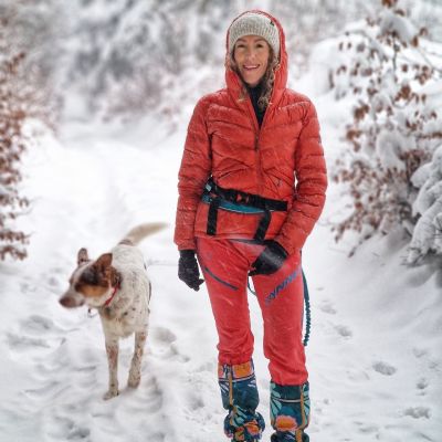 15. Kurtka puchowa damska Alpinus Rocca czerwona YT18753